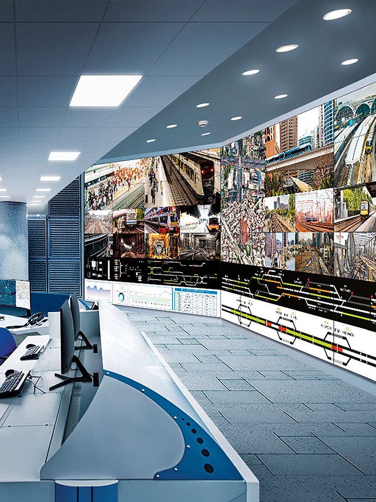 Video wall para centro de monitoreo