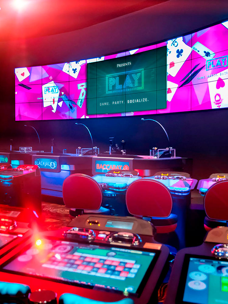 VideoWall para casinos