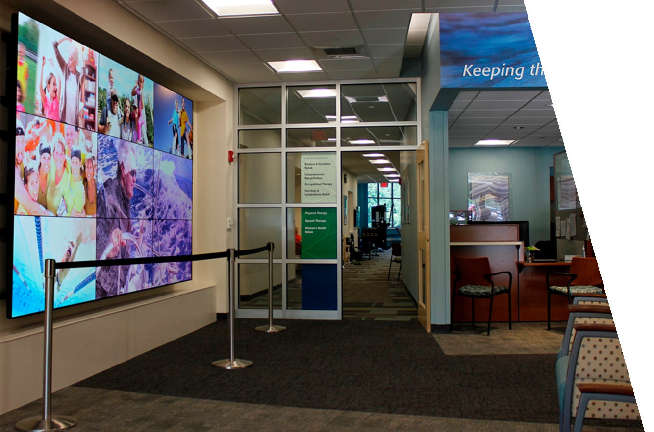 Video wall para hospitales y sector médico