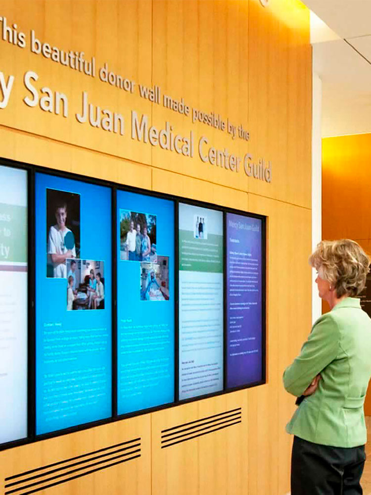 Video wall para hospitales y sector médico