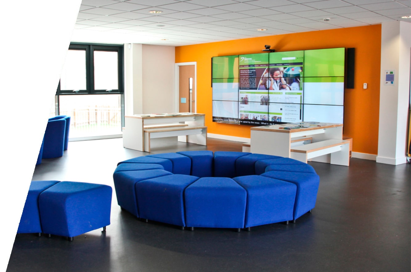 Video wall para oficinas