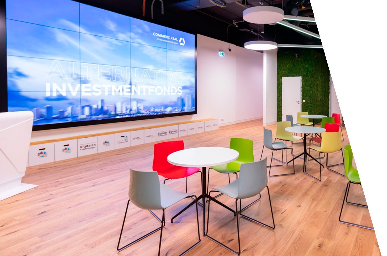Video wall para oficinas