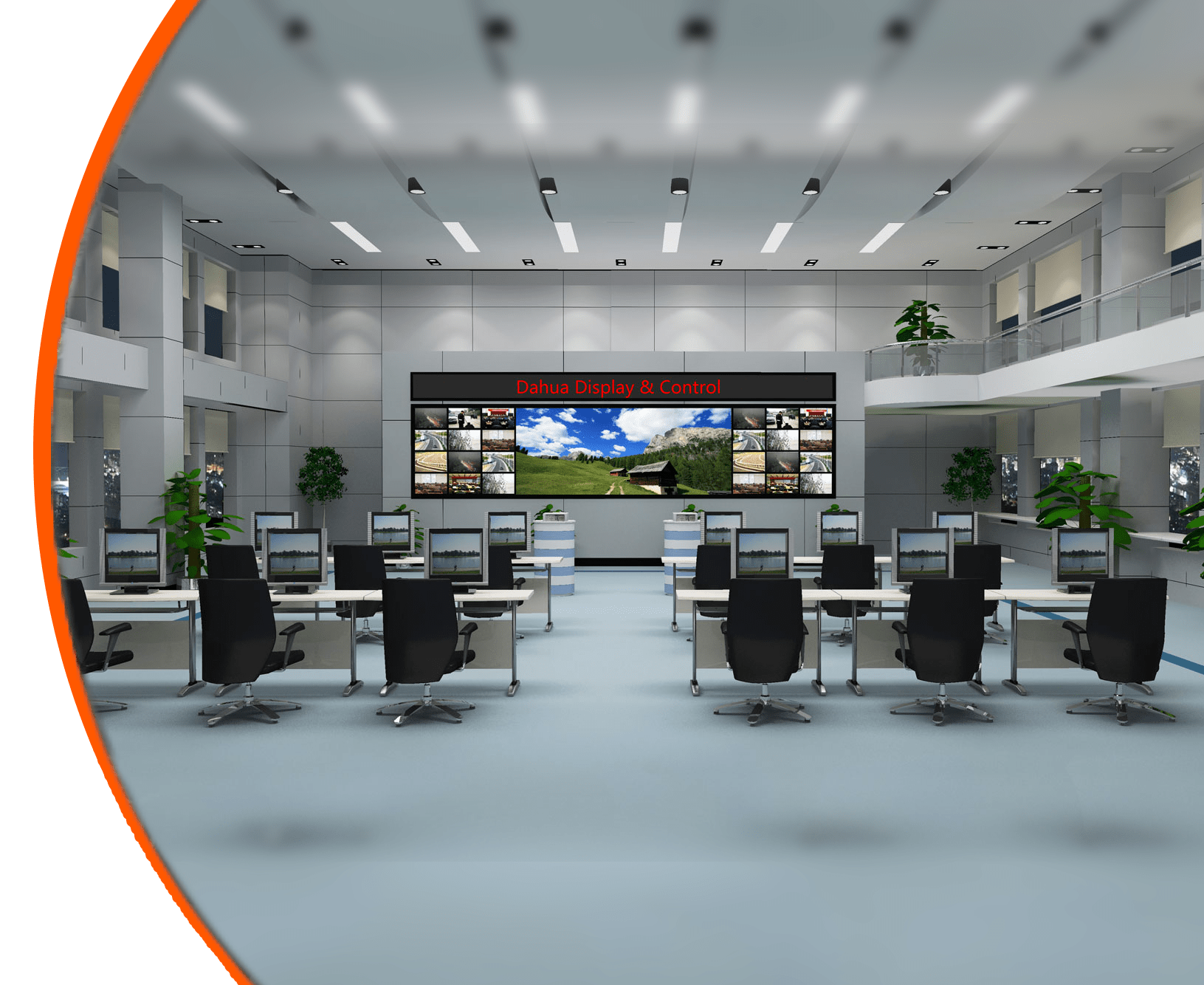Video wall para oficinas