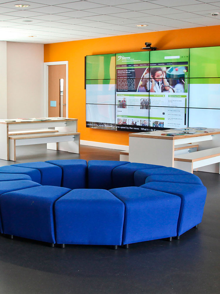 Video wall para oficinas