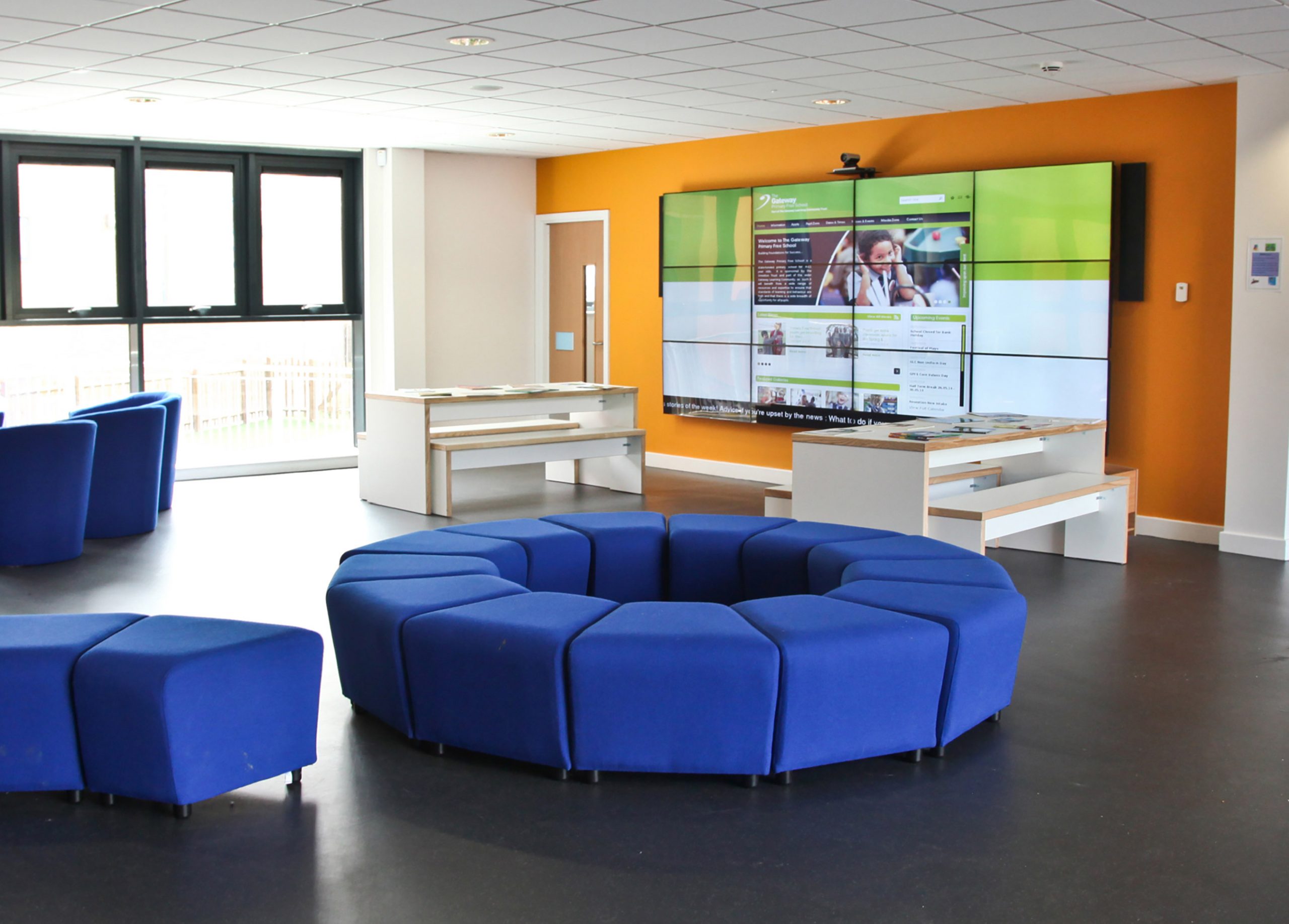 Video wall para oficinas