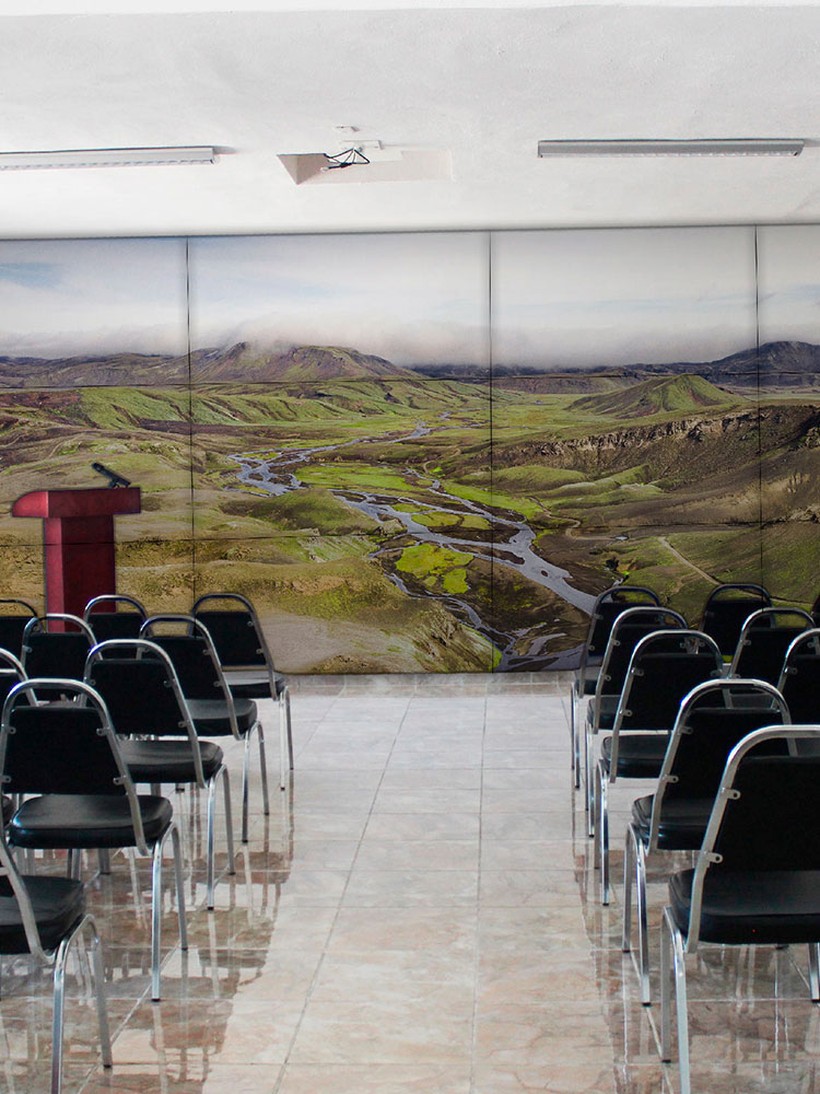 Video wall para salas de capacitación