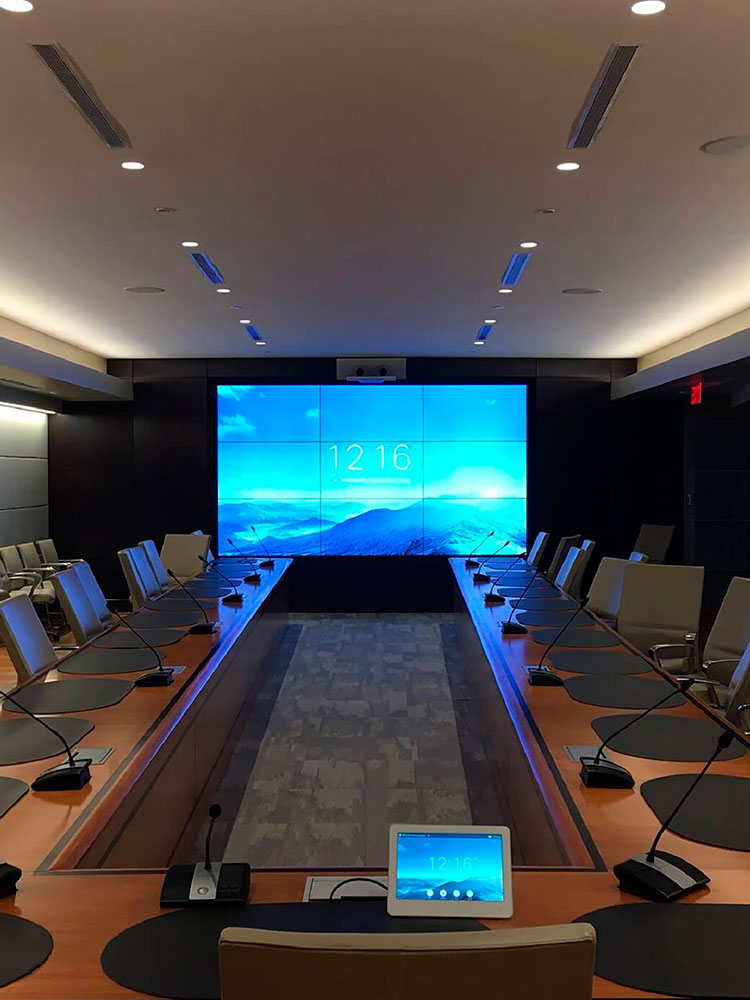 Video wall para salas de juntas