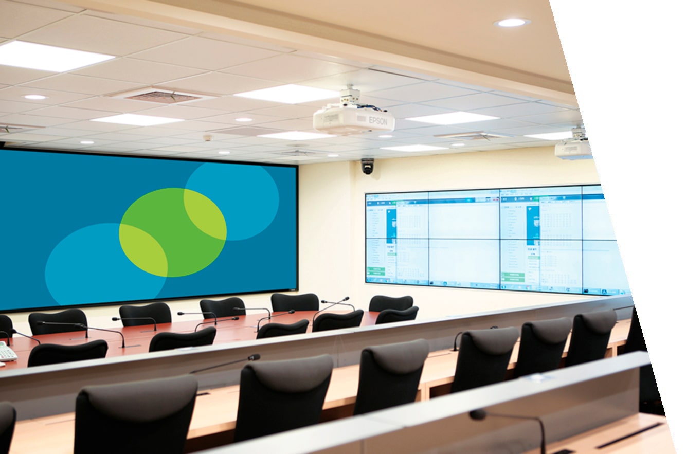 Video wall para salas de videoconferencia