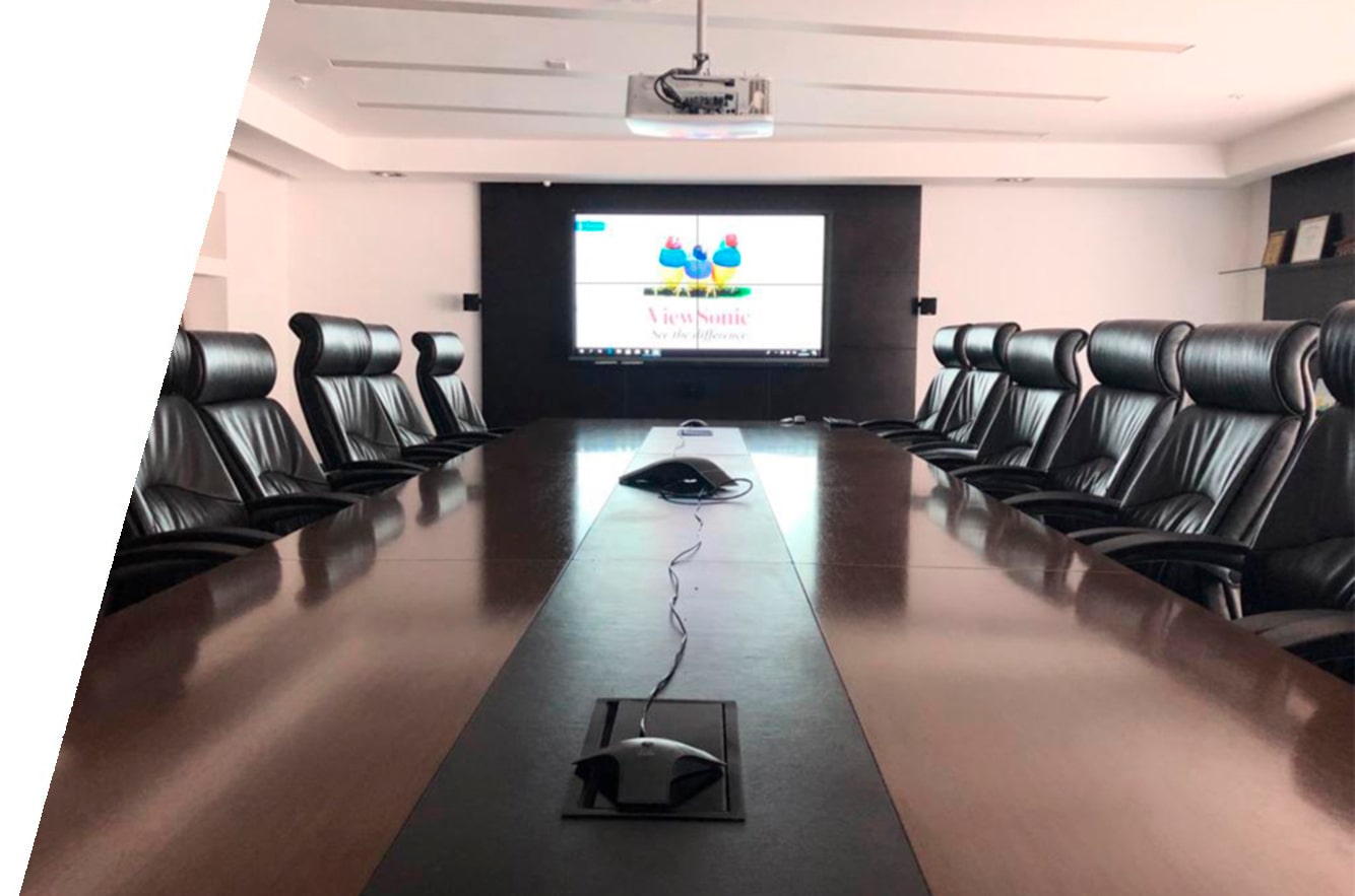 Video wall para salas de videoconferencia