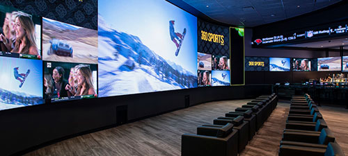 Video wall para casinos