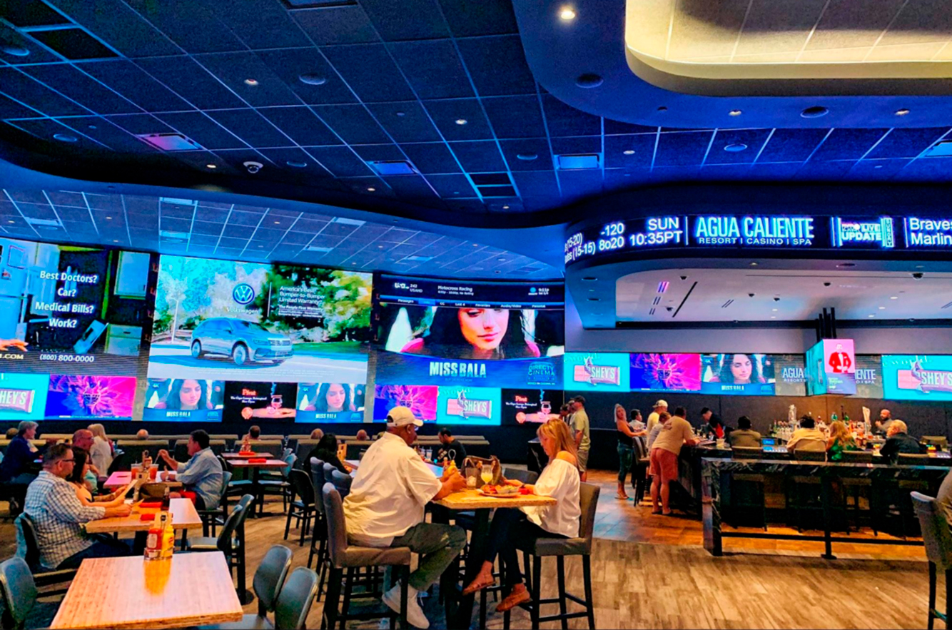 Video wall para casinos