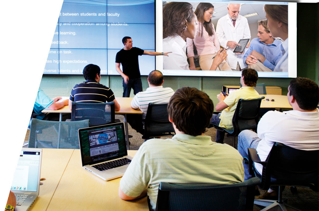 Video wall para escuelas