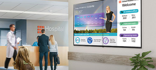 Videowall para hospitales y sector médico