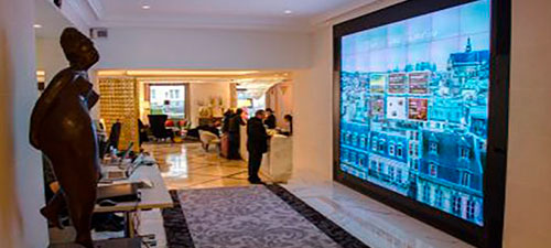 Videowall para hoteles Videowall para hoteles