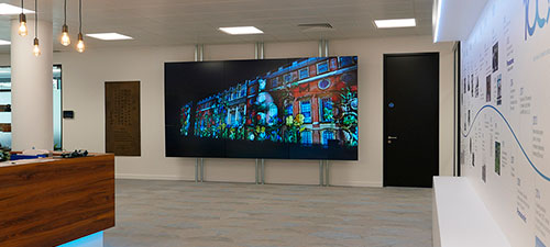 Video wall para oficinas