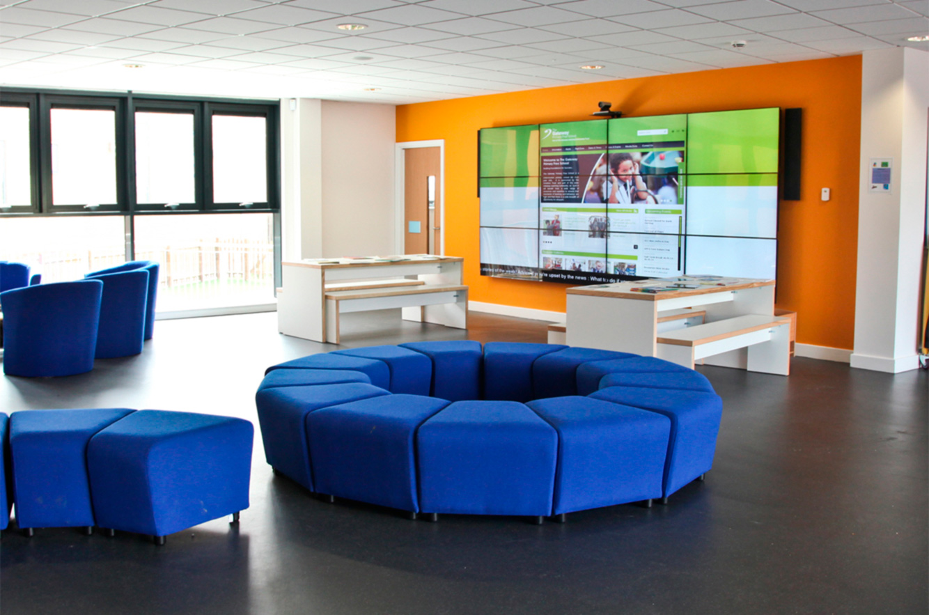Video wall para oficinas