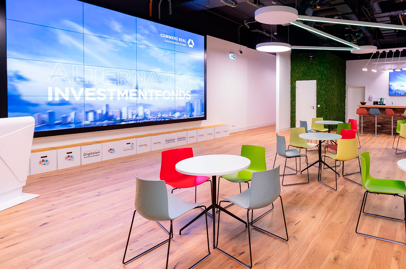 Video wall para oficinas