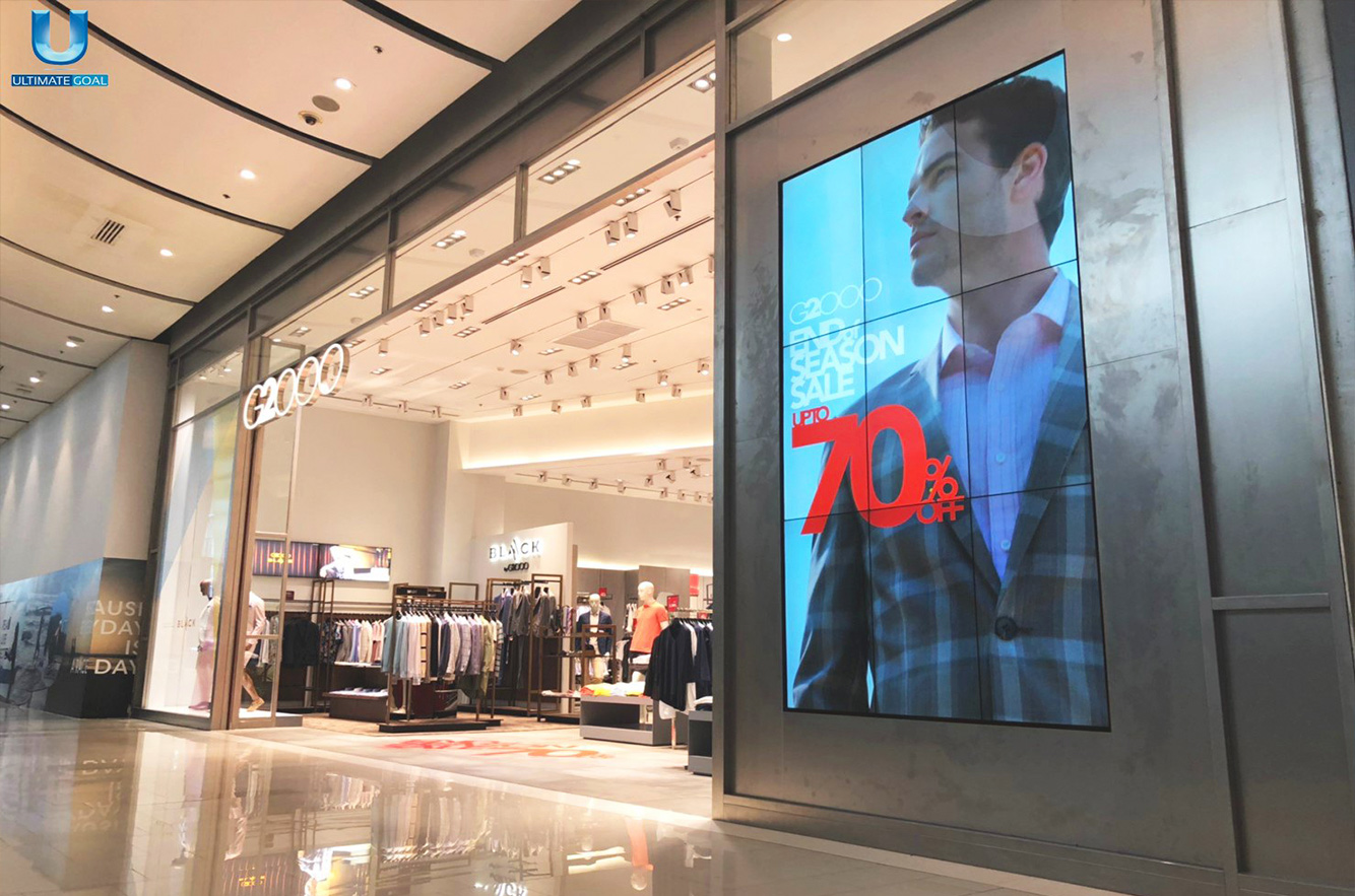 Video wall para publicidad