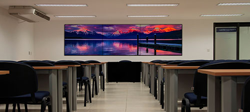 Videowall para salas de capacitación