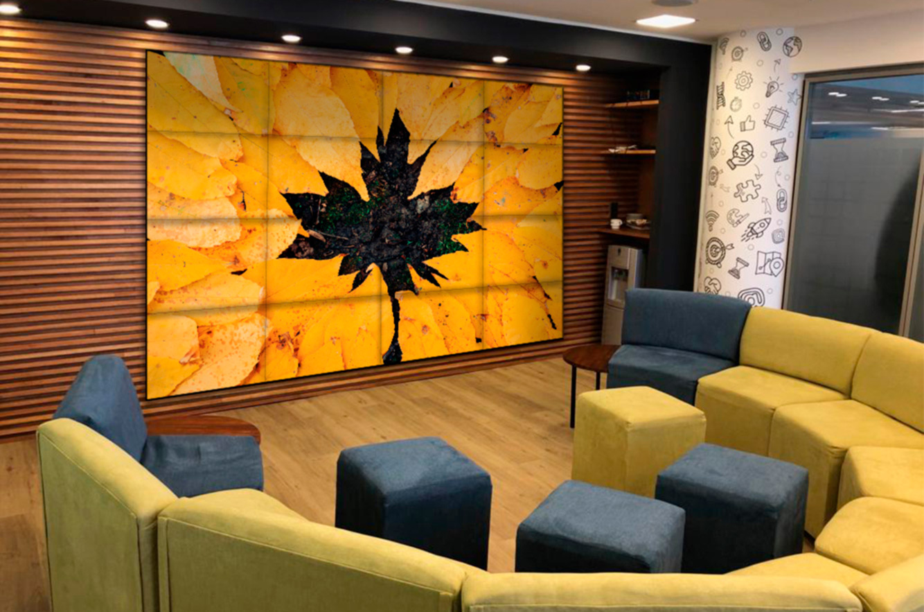 Videowall para salas de capacitación