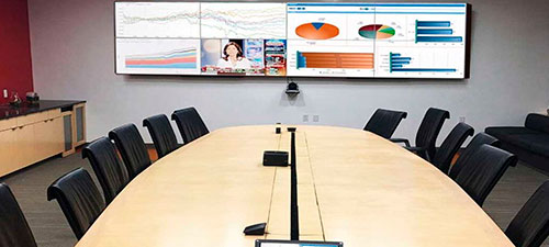 Videowall para salas de juntas