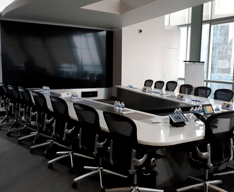 Videowall para salas de juntas