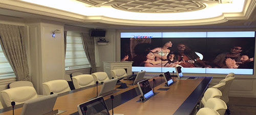 Videowall para salas de videoconferencia